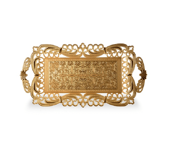 Gold tray telkari style