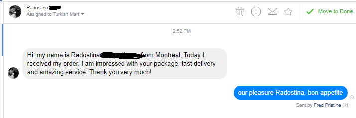 Testimonial from Montreal