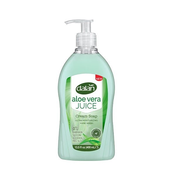 Aloe Vera Cream Soap | Dalan | 400ml - TurkishMart