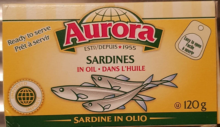Aurora Sardines Sardalya in Oil 120gr