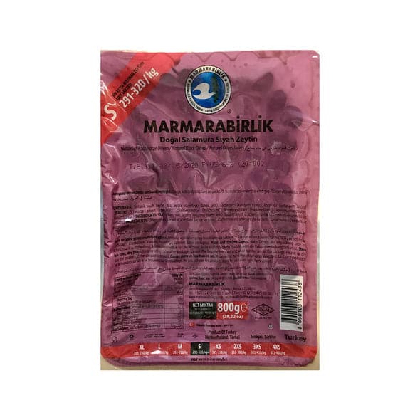 Black Olives | Marmarabirlik S | 800g - TurkishMart