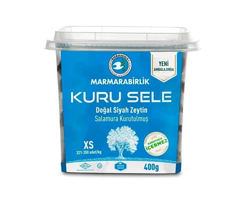 Black Olives | Marmarabirlik XS | 400g - TurkishMart