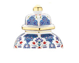 Blue Ceramic Urn | Turkish Ceramics | 30cm - TurkishMart