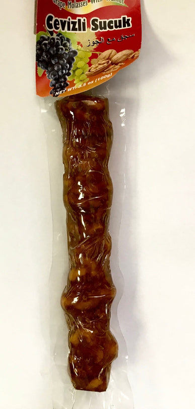 Cevizli Sucuk | Sweet Grape Molasses | Walnut | 80g - TurkishMart