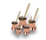 Cezve Coffee Pot Copper 5 Sizes
