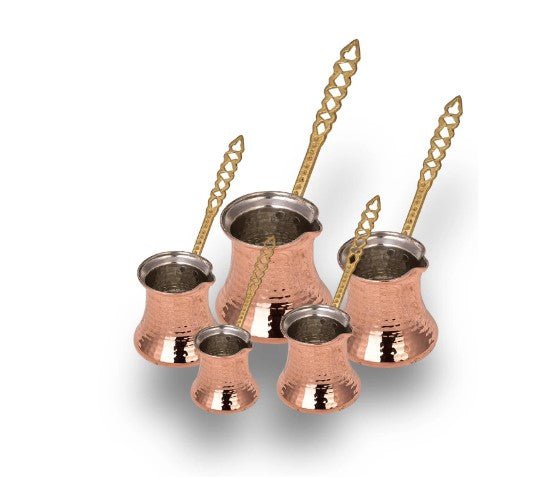 Cezve Coffee Pot Copper 5 Sizes