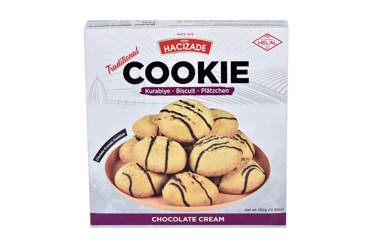 Chocolate Cream Cookies | Hacizade | 350g - TurkishMart