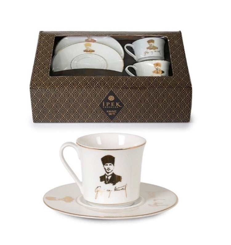 Coffee Cups Canada Ataturk Set of 2
