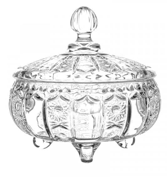 Decorative Glass Bowls 1 Crystal Clear Jar