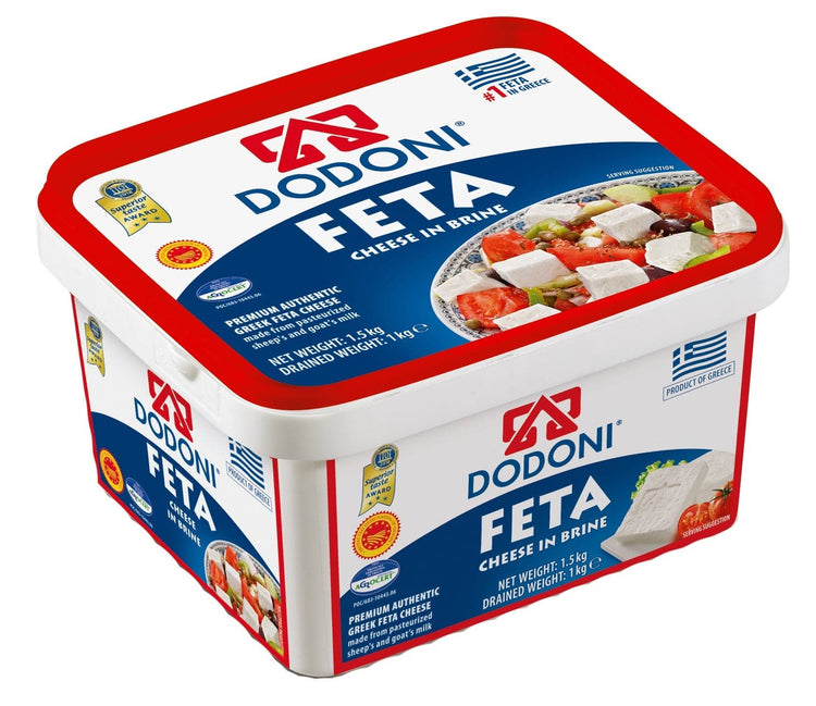 Dodoni Feta Cheese Premium Greek Feta 1kg