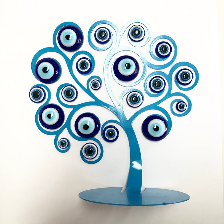 Evil Eye Flat Tree - TurkishMart