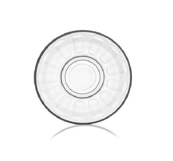 Glass tea plates | Saucers | 6 - TurkishMart
