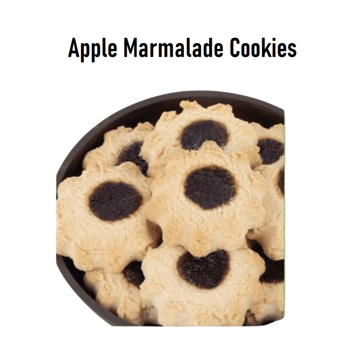 Hacizade Apple Marmalade Cookies 454g - TurkishMart