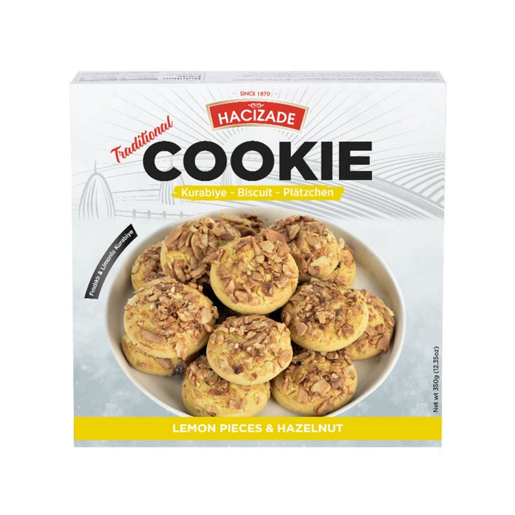 hazelnut cookies with lemon pieces 350g