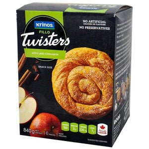 Krinos Fillo Twisters | with apples | 840g