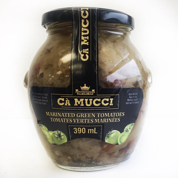Marinated Green Tomatoes Ca Mucci 390ml