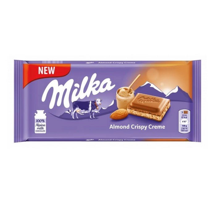 Milka Almond Crispy Creme Chocolate | 100g - TurkishMart