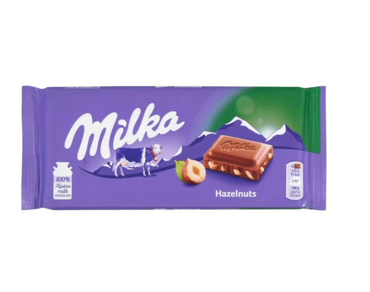 Milka Hazelnuts Chocolate | 100g - TurkishMart