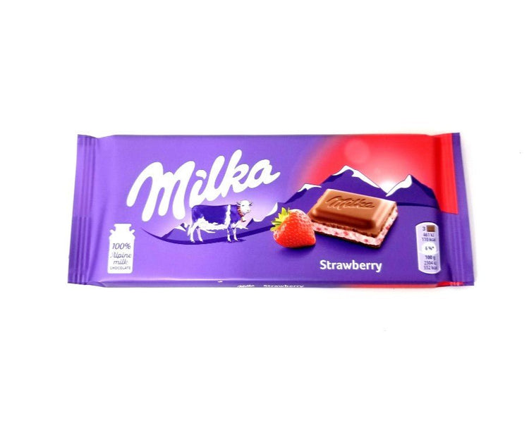 Milka Strawberry Chocolate | 100g - TurkishMart