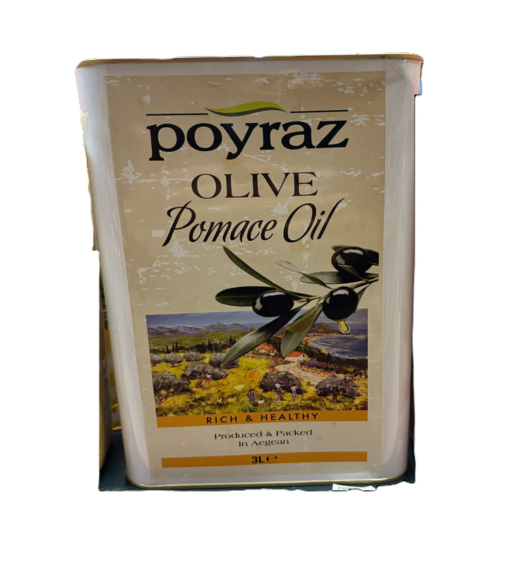 Poyraz Olive Pomace Oil 3L Tin