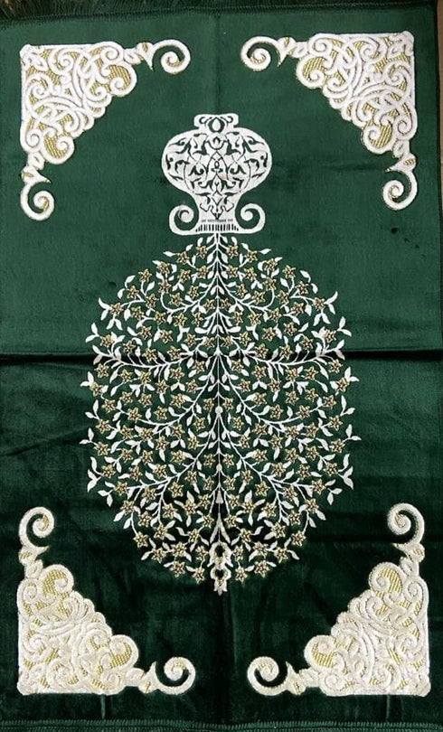 Prayer mat | Prayer rug | Namaz | Green - TurkishMart