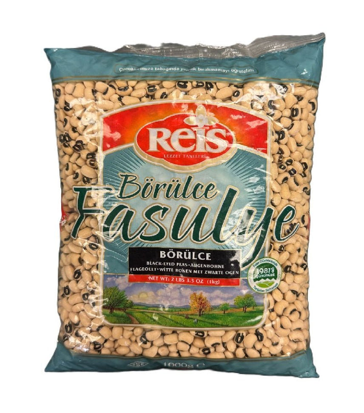Reis Black Eyed Peas " borulce fasulye " - 1Kg - TurkishMart
