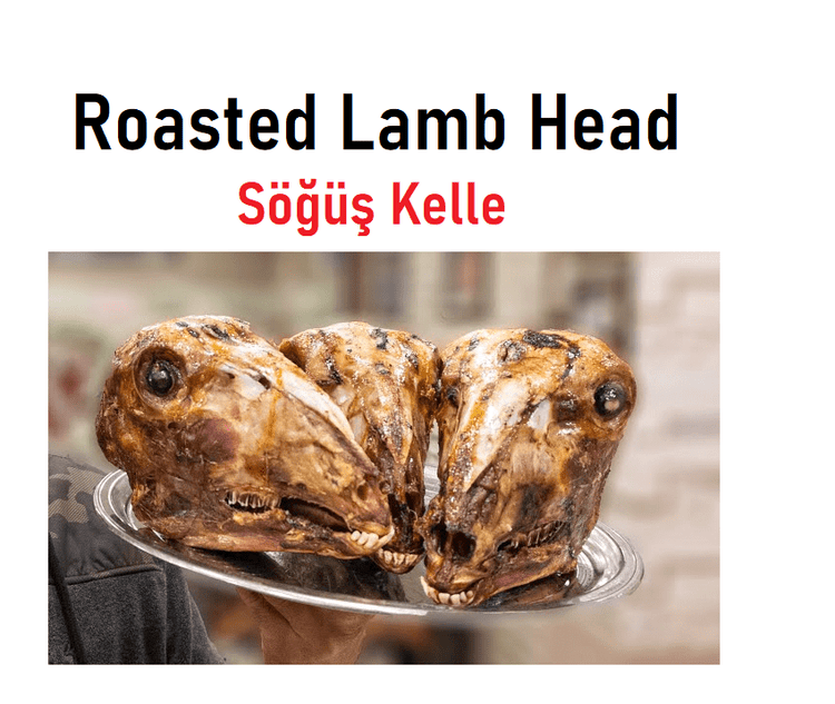 Roasted Lamb Head Halal 350g