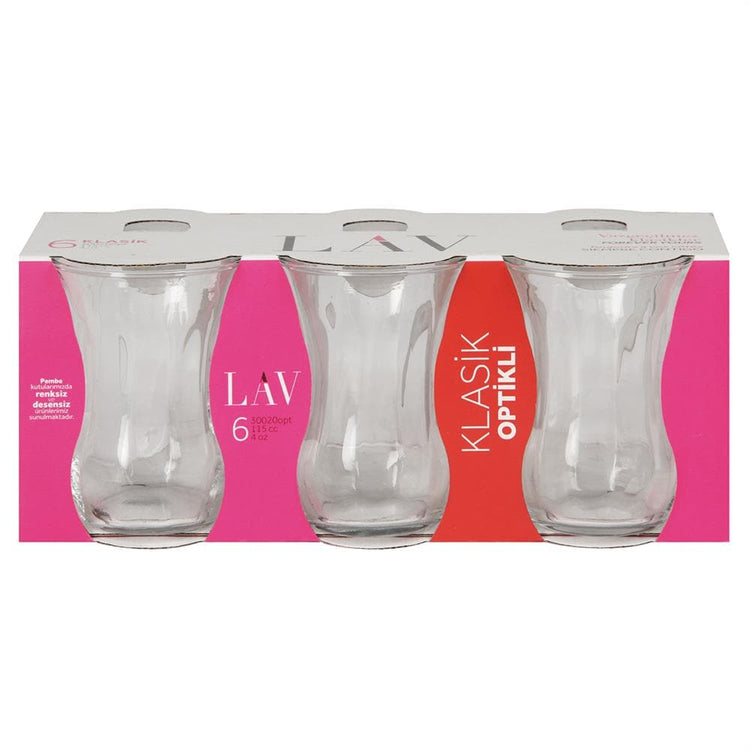 Tea Glasses Set | LAV | Set of 6 - TurkishMart