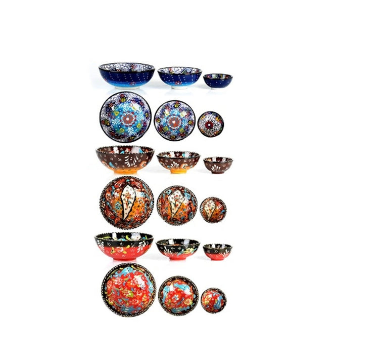 Turkish Bowls | Mini Bowls | set of 3 - TurkishMart