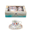 Turkish Coffee Gift set Carnation Set of 2