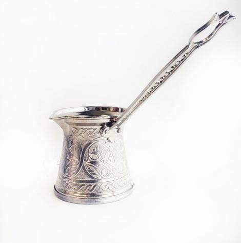 Turkish Coffee Pot 1 Silver Cezve