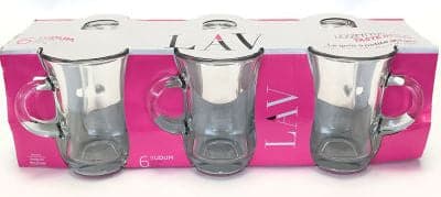 Turkish Tea Glass | LAV - ADA | Set of 6 - TurkishMart