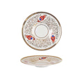 Turkish Tea Saucers | Istanbul Red tulip | Set of 6 - TurkishMart