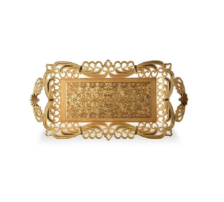 Turkish Tray Gold style Metal 1