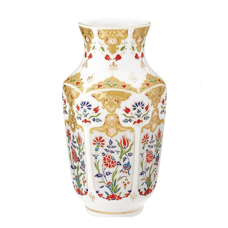 Turkish Vase | Kutahya Porcelain | 25cm - TurkishMart