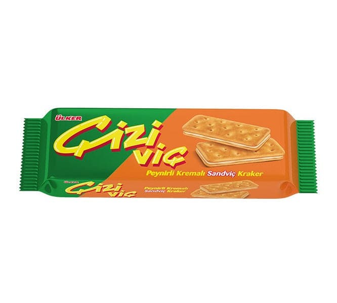 Ulker Cizivic Cream Cheese Sandwich Crackers - 90g - TurkishMart