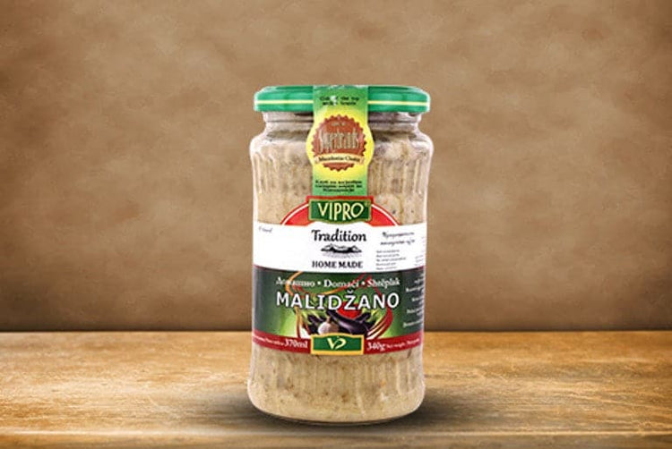 Vipro Roasted Eggplant Puree (MALIDZANO) 540G - TurkishMart