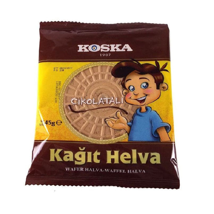 Chocolate Halva Traditional Wafer Halva 45g