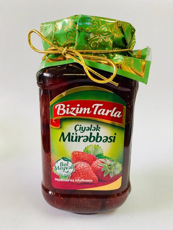 bizim tarla murabbasi strawberry jam 380g