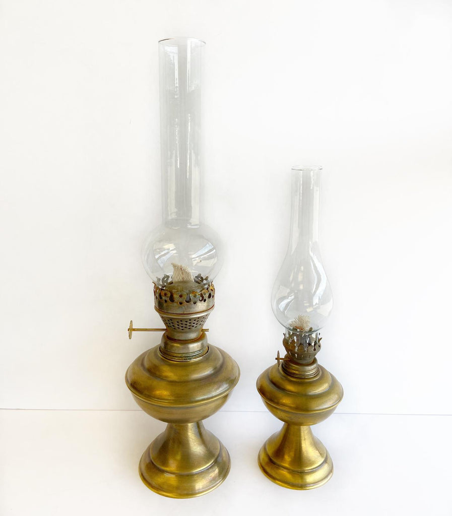 Oil lamps, 2 sizes
