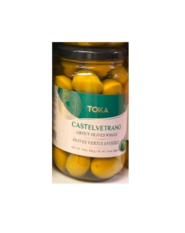 Castelvetrano Whole Green Olives Toka 200g