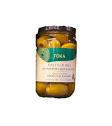 Garlic & Jalapeno Stuffed Green Olives Toka 200g
