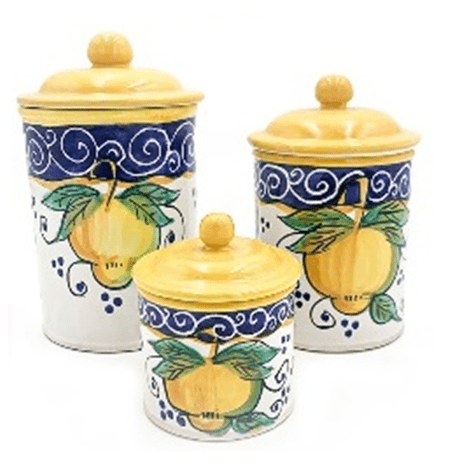 Amalfi 6.8 inch Single Jar, Italian ceramic - TurkishMart
