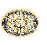 Amalfi Giant Appetizer Plate, Italian ceramic - TurkishMart