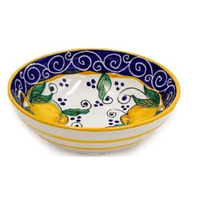 Amalfi soup bowl, Italian ceramic