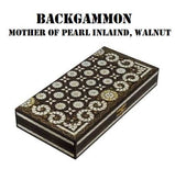 Backgammon Toronto | Mother of pearl inlaid | 1 - TurkishMart