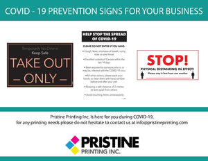 COVID-19 Signage |  1 Unit