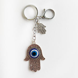 Evil Eye Keychain Fatima's hand