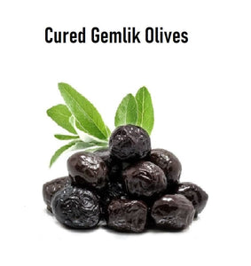 Gemlik Olives | Black cured olives | 1kg