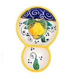 Hand Painted Ceramic Bowls | Amalfi Olives Bowl | 1 - TurkishMart